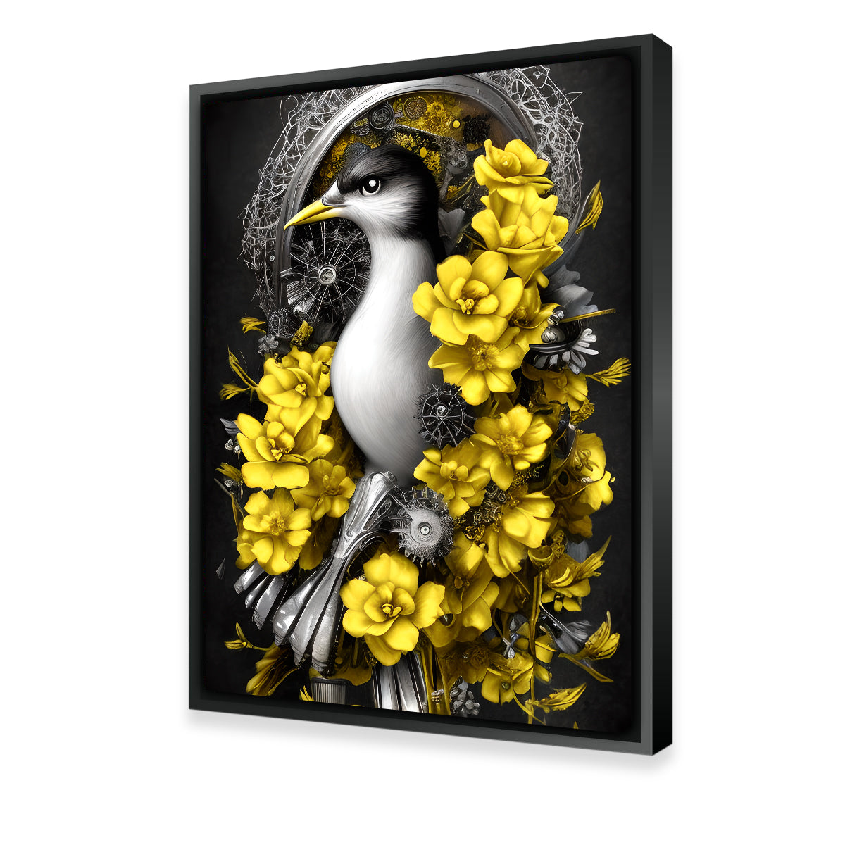 Steampunk Fantasy Bird Wall Art
