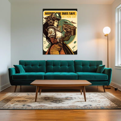 AUTO-MOCKUP ROOM | Steampunk - Keeping Our Skies Safe