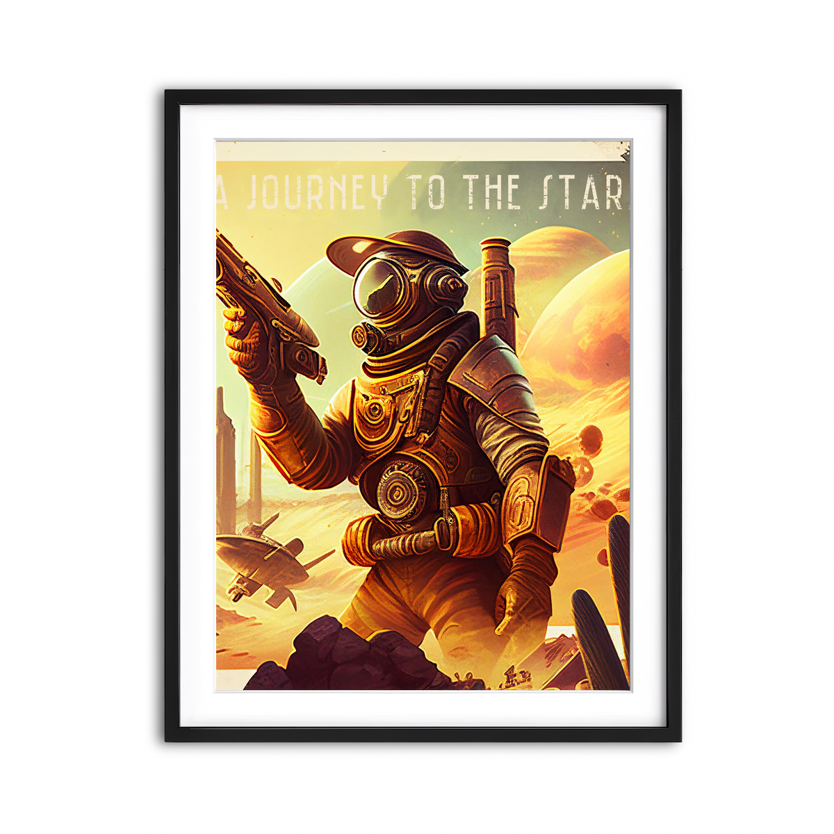 Framed Print 3x4 Black