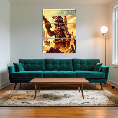 AUTO-MOCKUP ROOM | Steampunk Adventurer - A Journey to the Stars