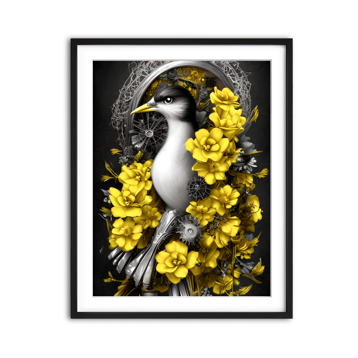 Framed Print 3x4 Black