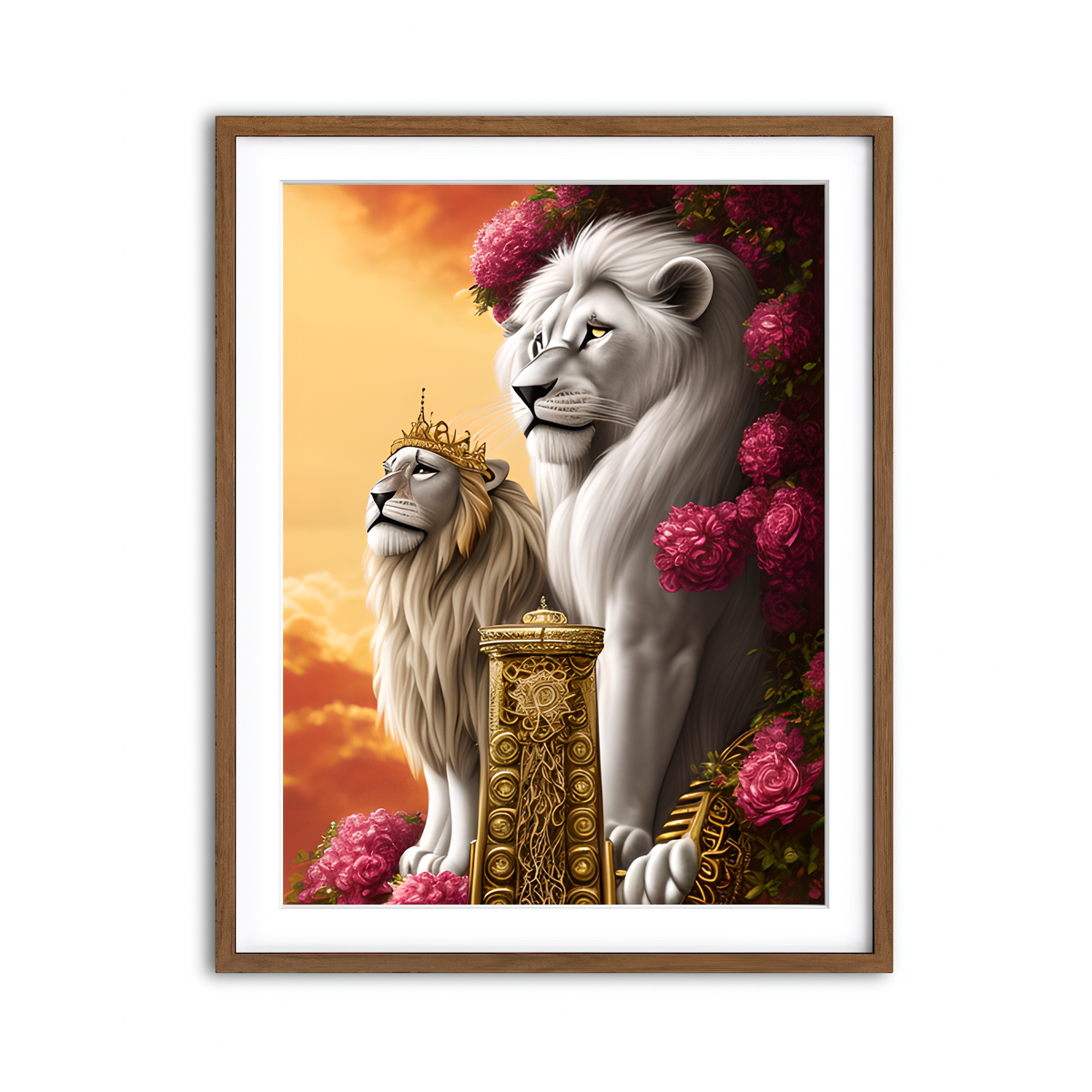 Framed Print 3x4 Walnut