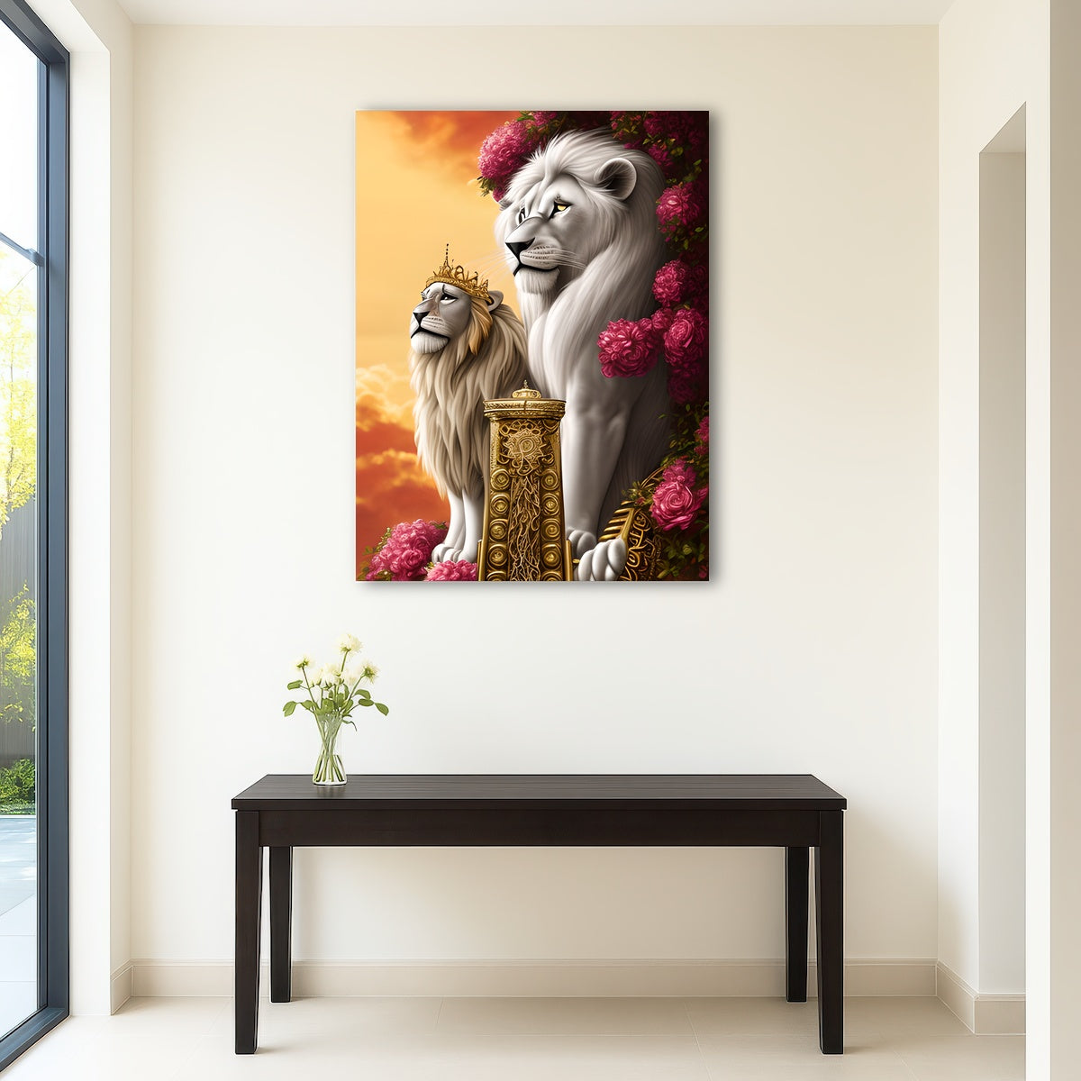 AUTO-MOCKUP ROOM | Steampunk Fantasy Lion King