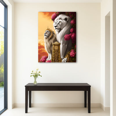 AUTO-MOCKUP ROOM | Steampunk Fantasy Lion King