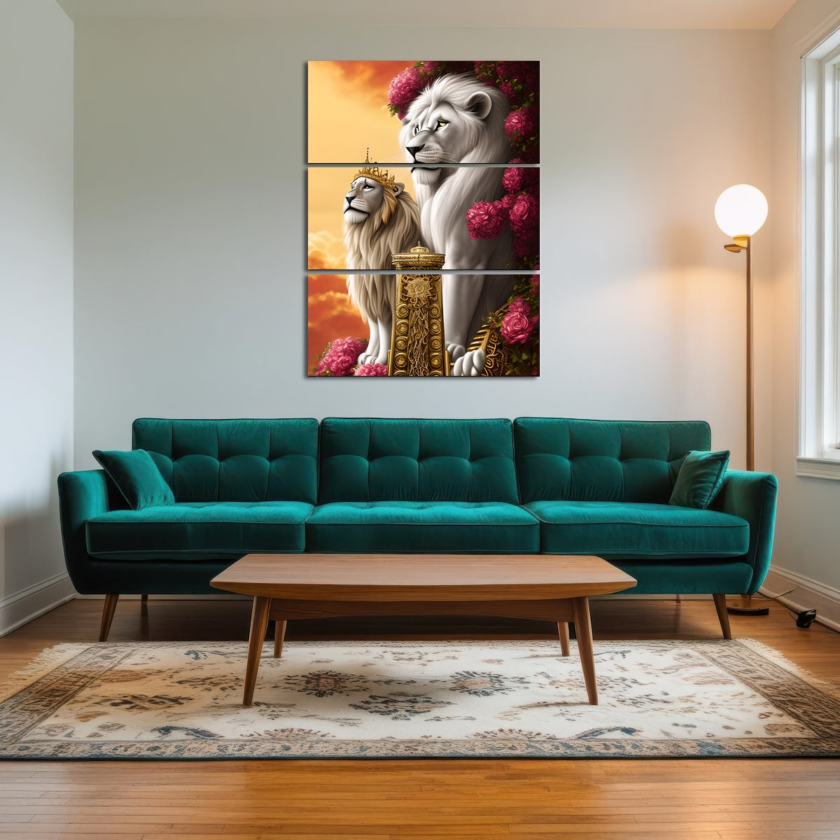 AUTO-MOCKUP ROOM | Steampunk Fantasy Lion King