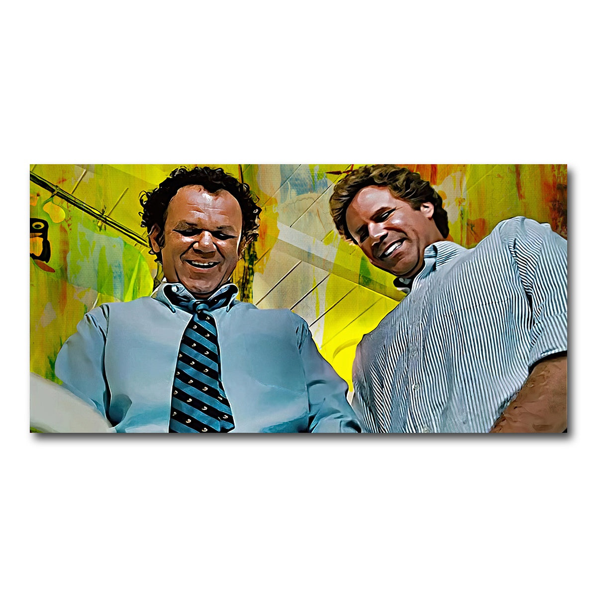 AUTO-MOCKUP WHITE | Step Brothers - Crossing Streams | 1 Piece | Gallery Wrap Canvas | group=2x1