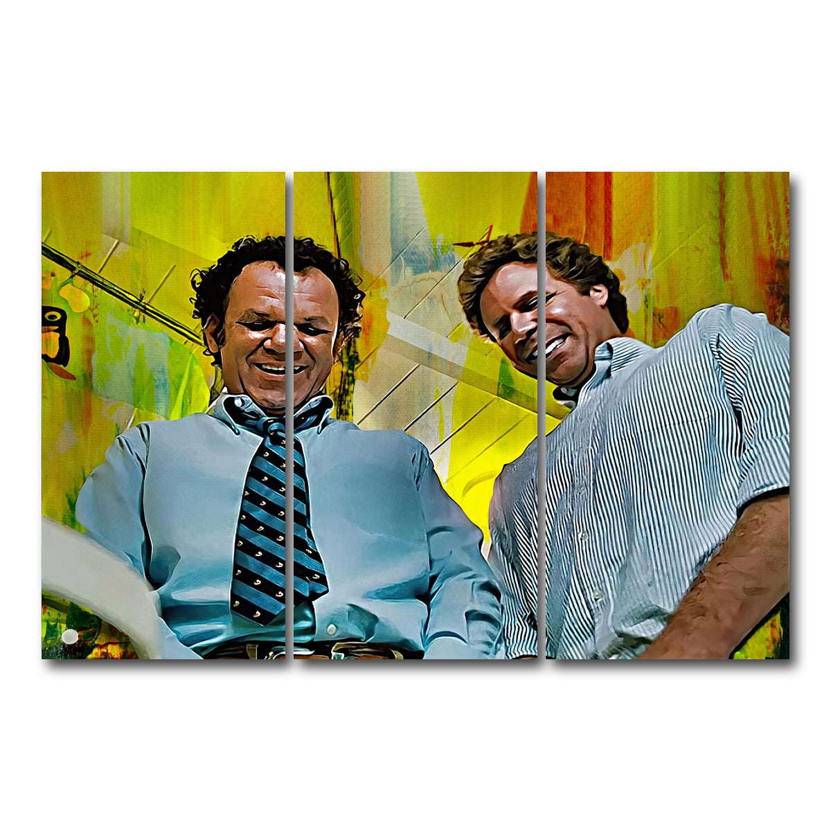 AUTO-MOCKUP WHITE | Step Brothers - Crossing Streams | 3 Piece | Gallery Wrap Canvas | group=12x24