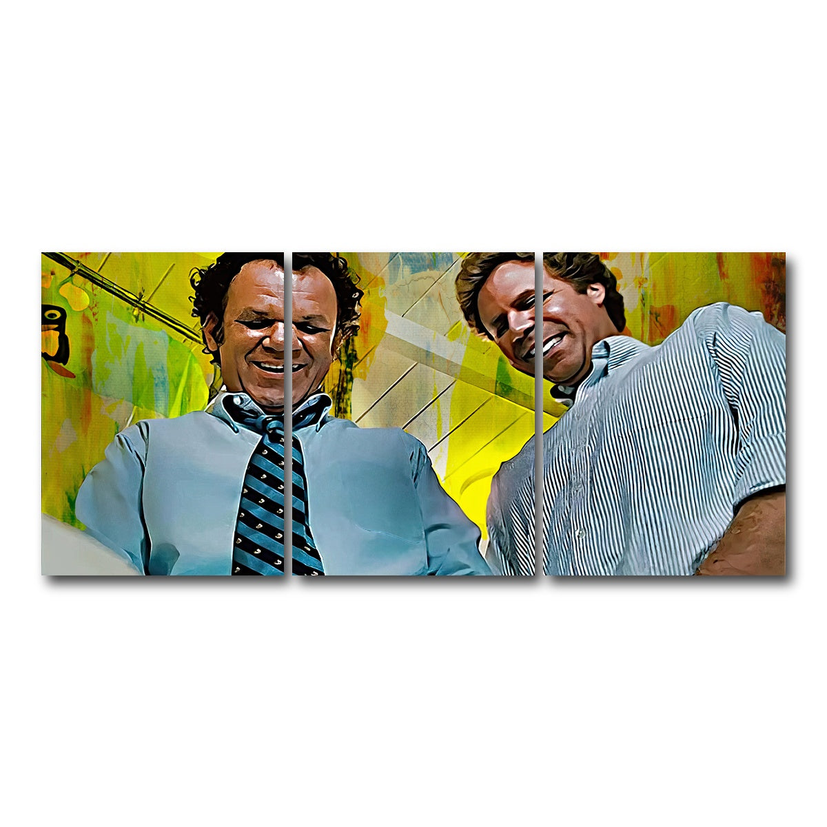 AUTO-MOCKUP WHITE | Step Brothers - Crossing Streams | 3 Piece | Gallery Wrap Canvas | group=18x24
