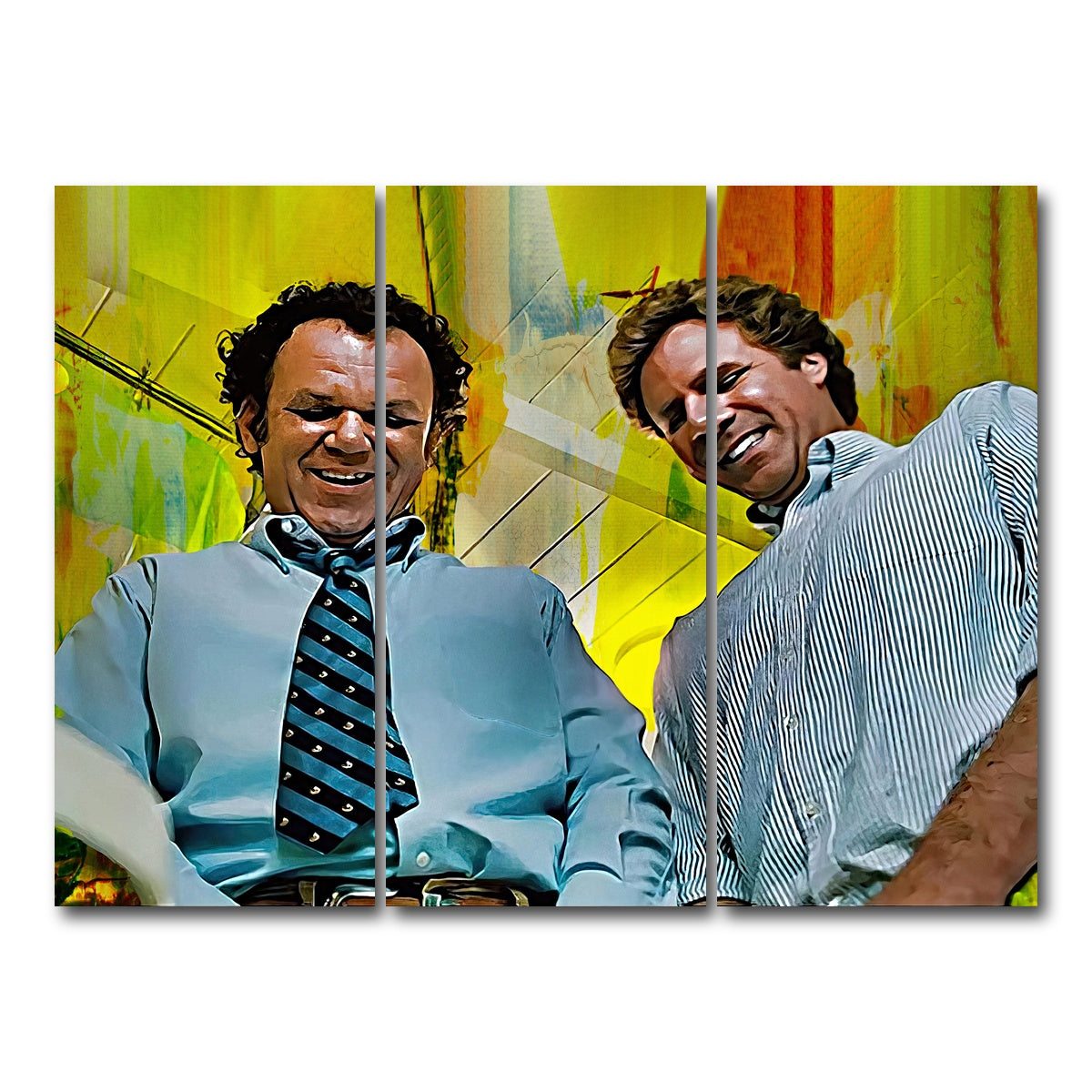 AUTO-MOCKUP WHITE | Step Brothers - Crossing Streams | 3 Piece | Gallery Wrap Canvas | group=8x18