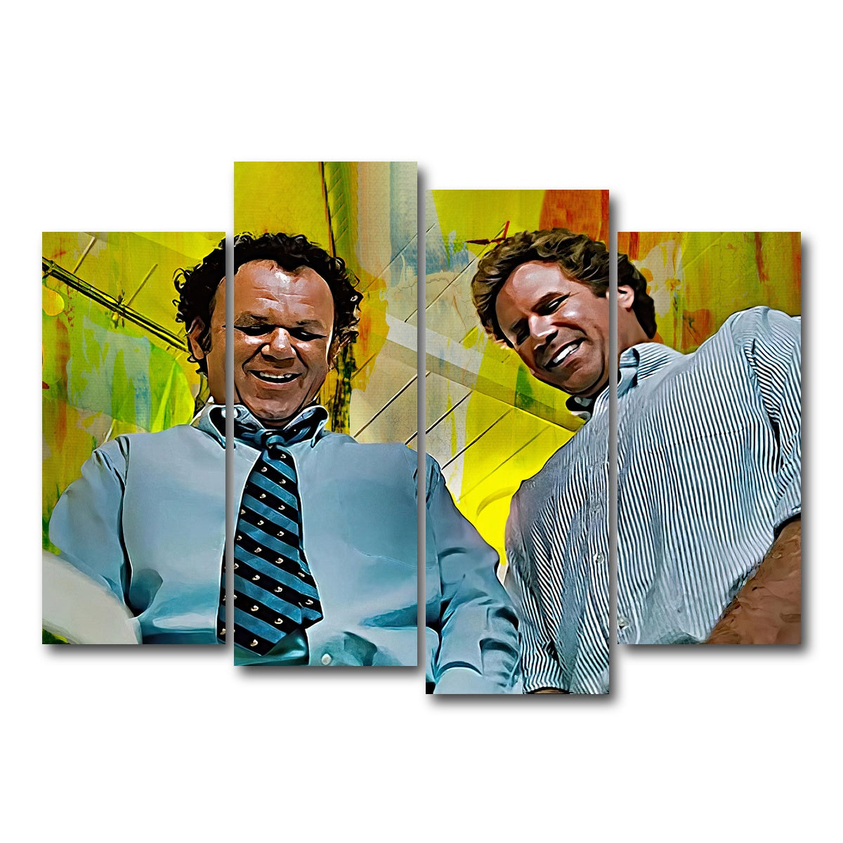 AUTO-MOCKUP WHITE | Step Brothers - Crossing Streams | 4 Piece | Gallery Wrap Canvas | group=4_normal