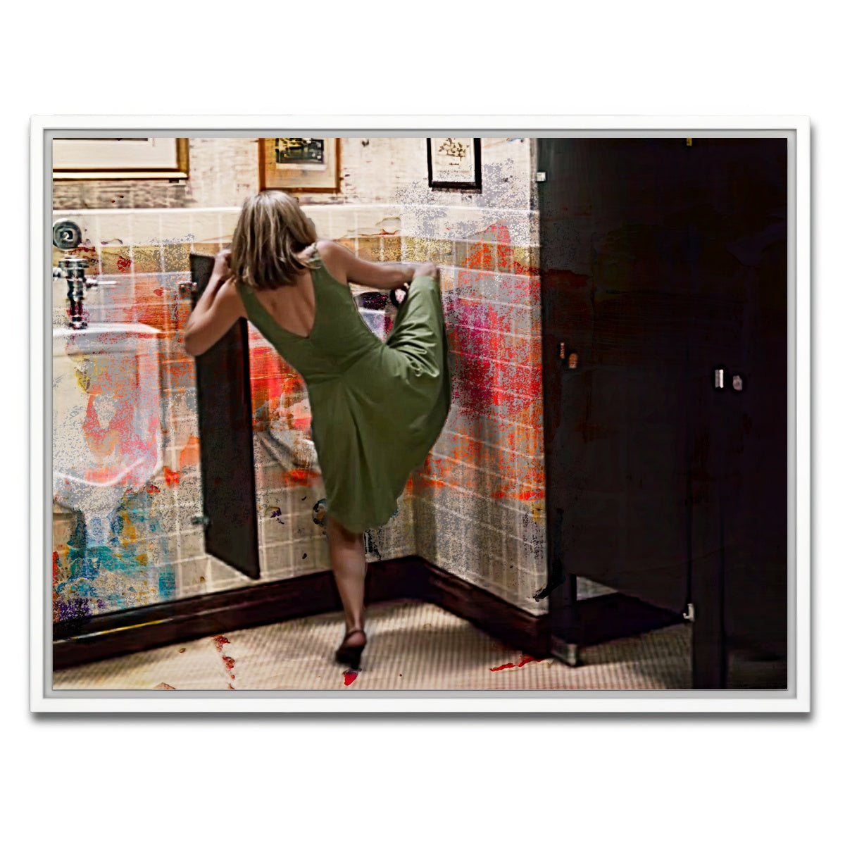 AUTO-MOCKUP WHITE | Step Brothers Urinal | 1 Piece | White Framed Canvas | group=4x3