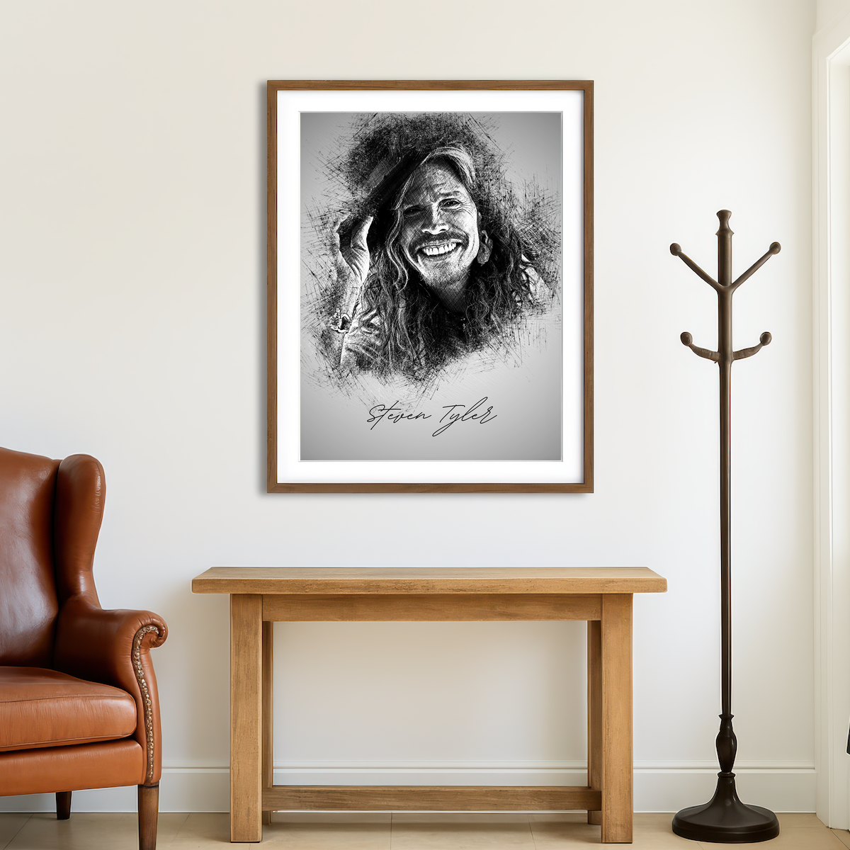 AUTO-MOCKUP ROOM | Steven Tyler Wall Art
