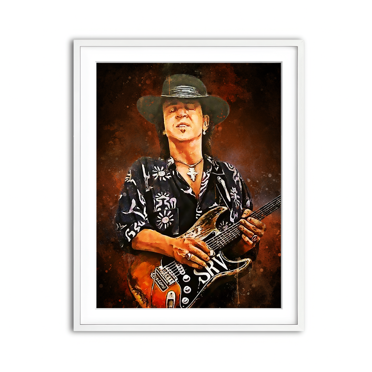 Framed Print 3x4 White