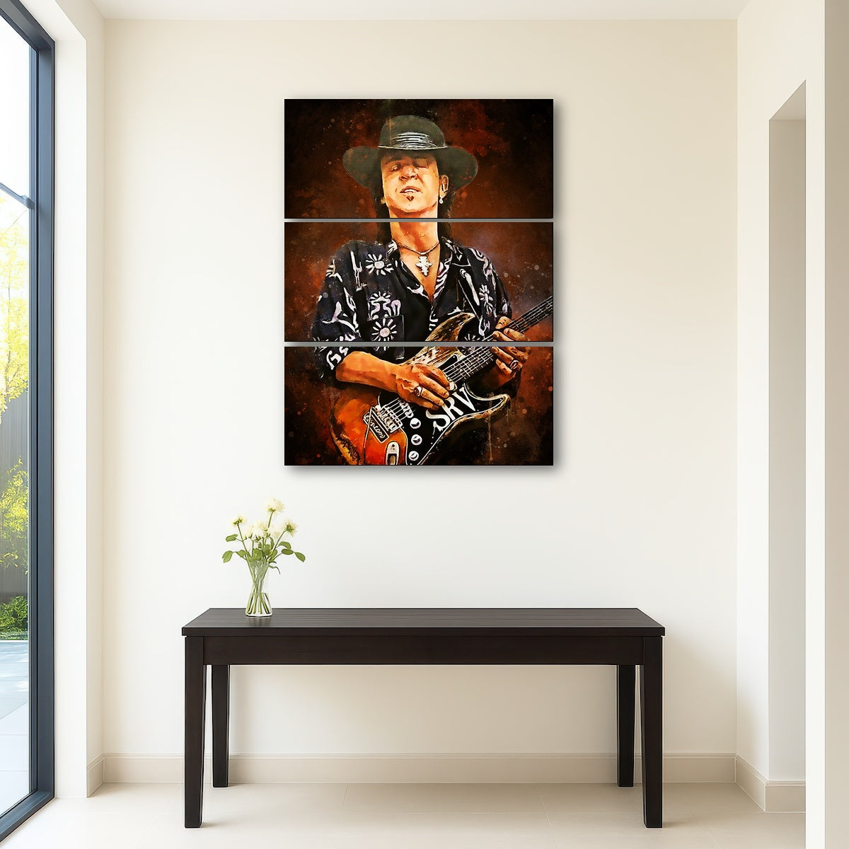 Stevie Ray Vaughan Painting Wall Art