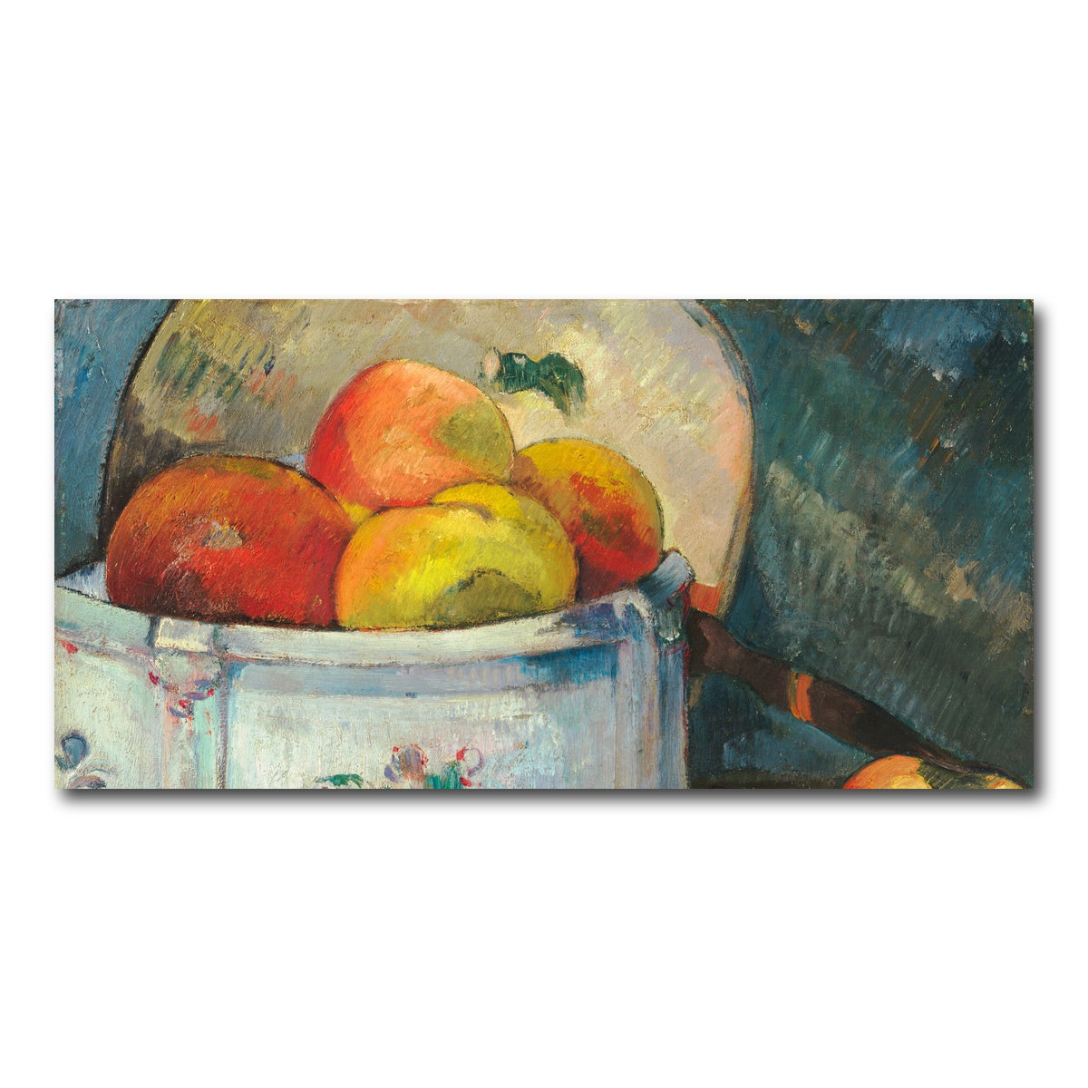 AUTO-MOCKUP WHITE | Still Life With Peaches | 1 Piece | Gallery Wrap Canvas | group=2x1