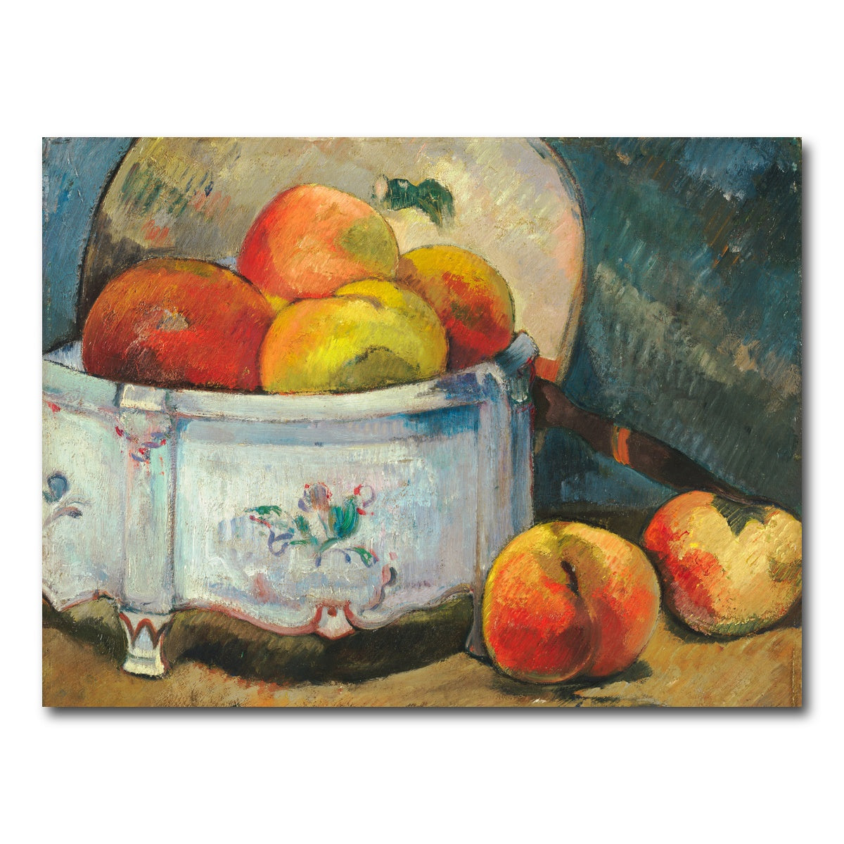 AUTO-MOCKUP WHITE | Still Life With Peaches | 1 Piece | Gallery Wrap Canvas | group=4x3