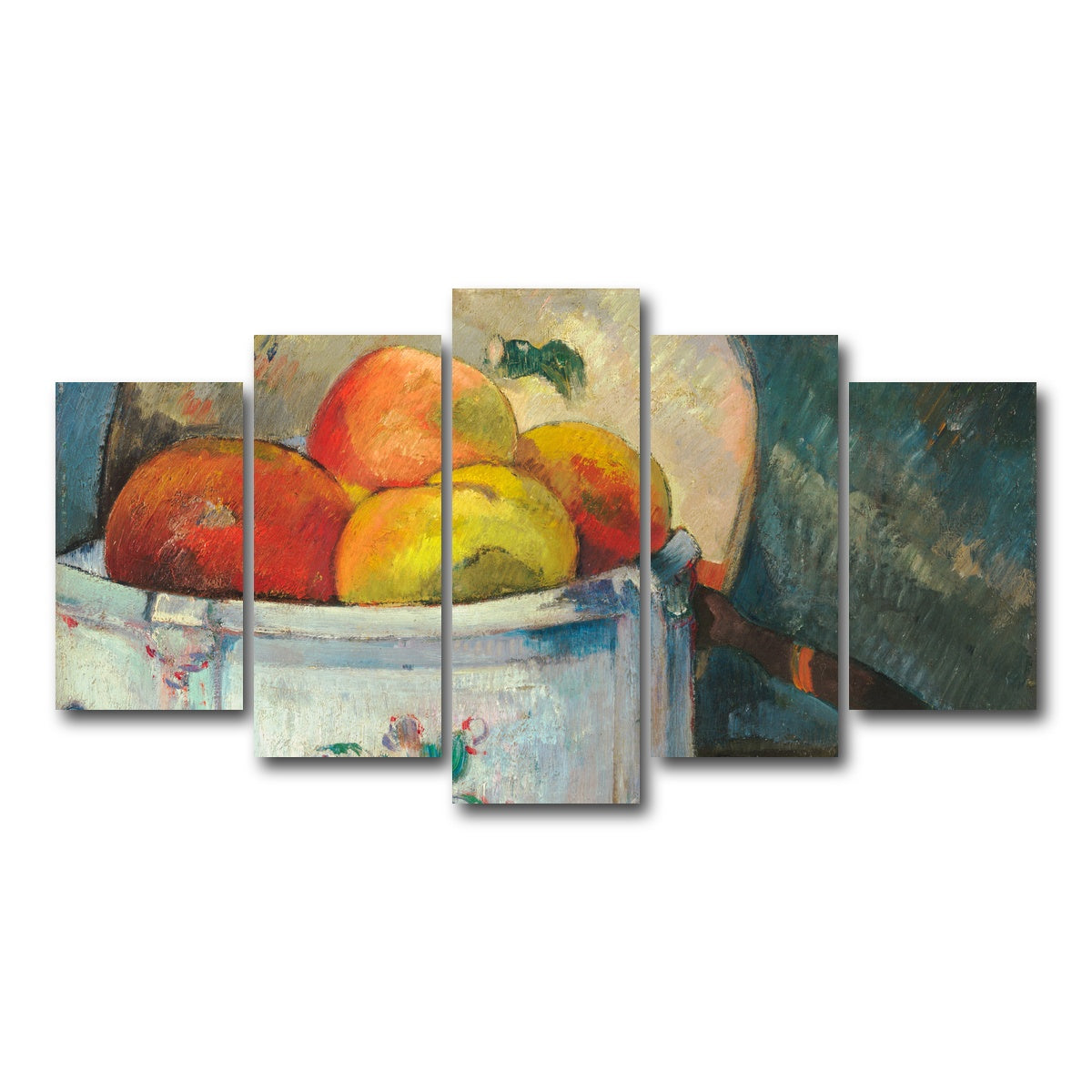 AUTO-MOCKUP WHITE | Still Life With Peaches | 5 Piece | Gallery Wrap Canvas | group=5_normal