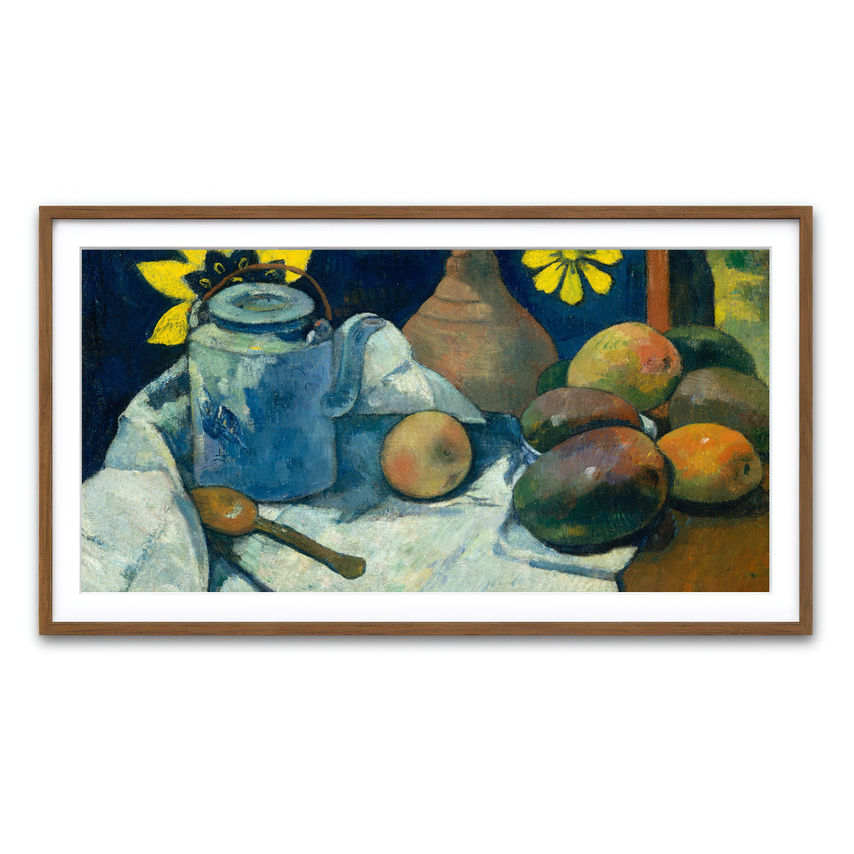 Framed Print 2x1 Walnut