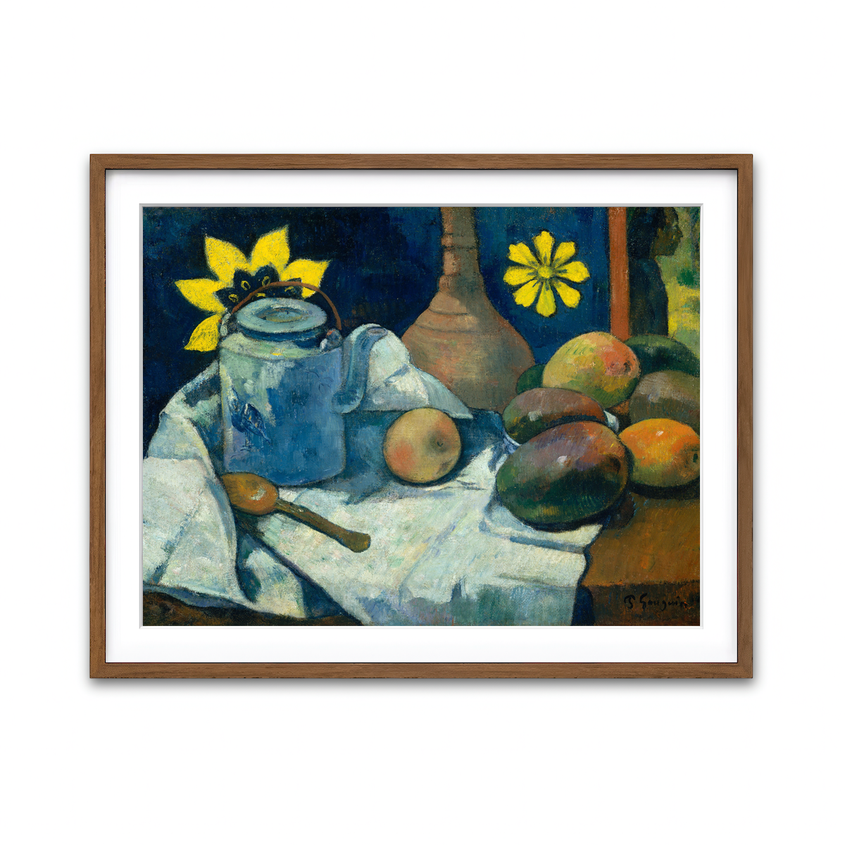 Framed Print 4x3 Walnut