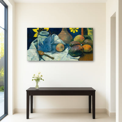 AUTO-MOCKUP ROOM | Still Life with Teapot and Fruit