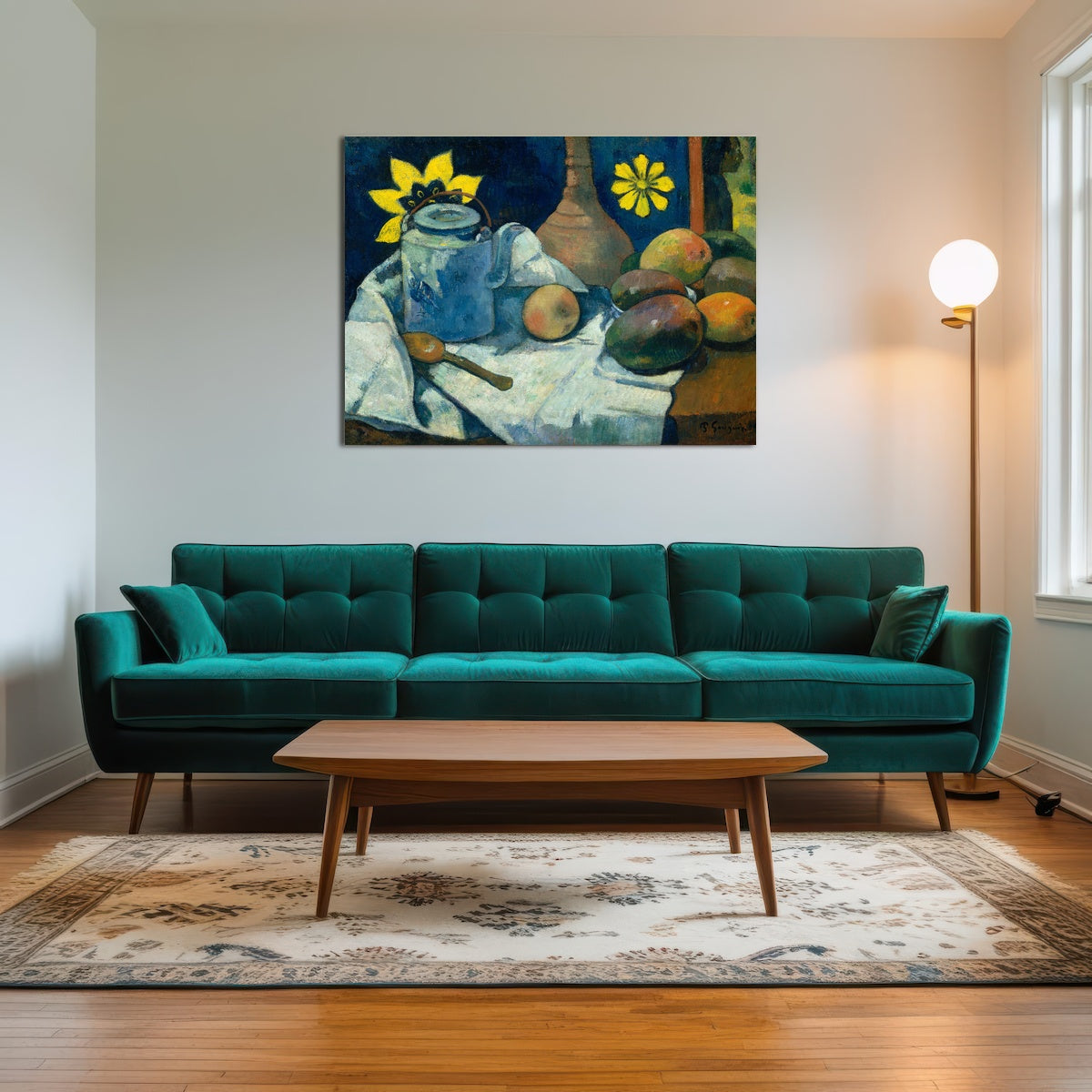 AUTO-MOCKUP ROOM | Still Life with Teapot and Fruit