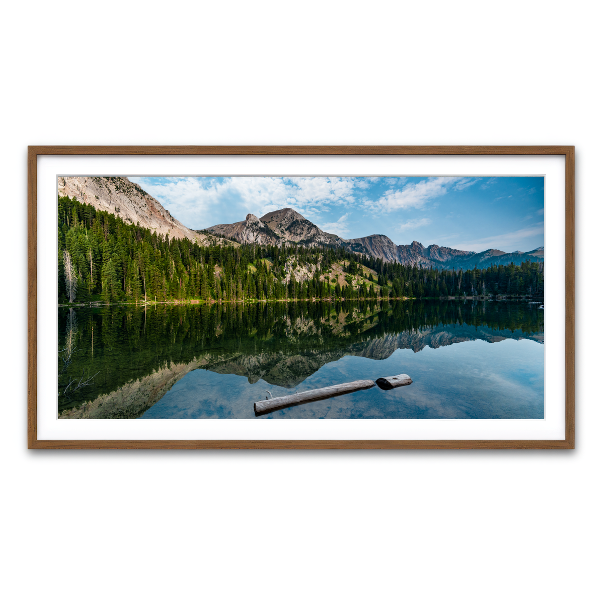 Framed Print 2x1 Walnut