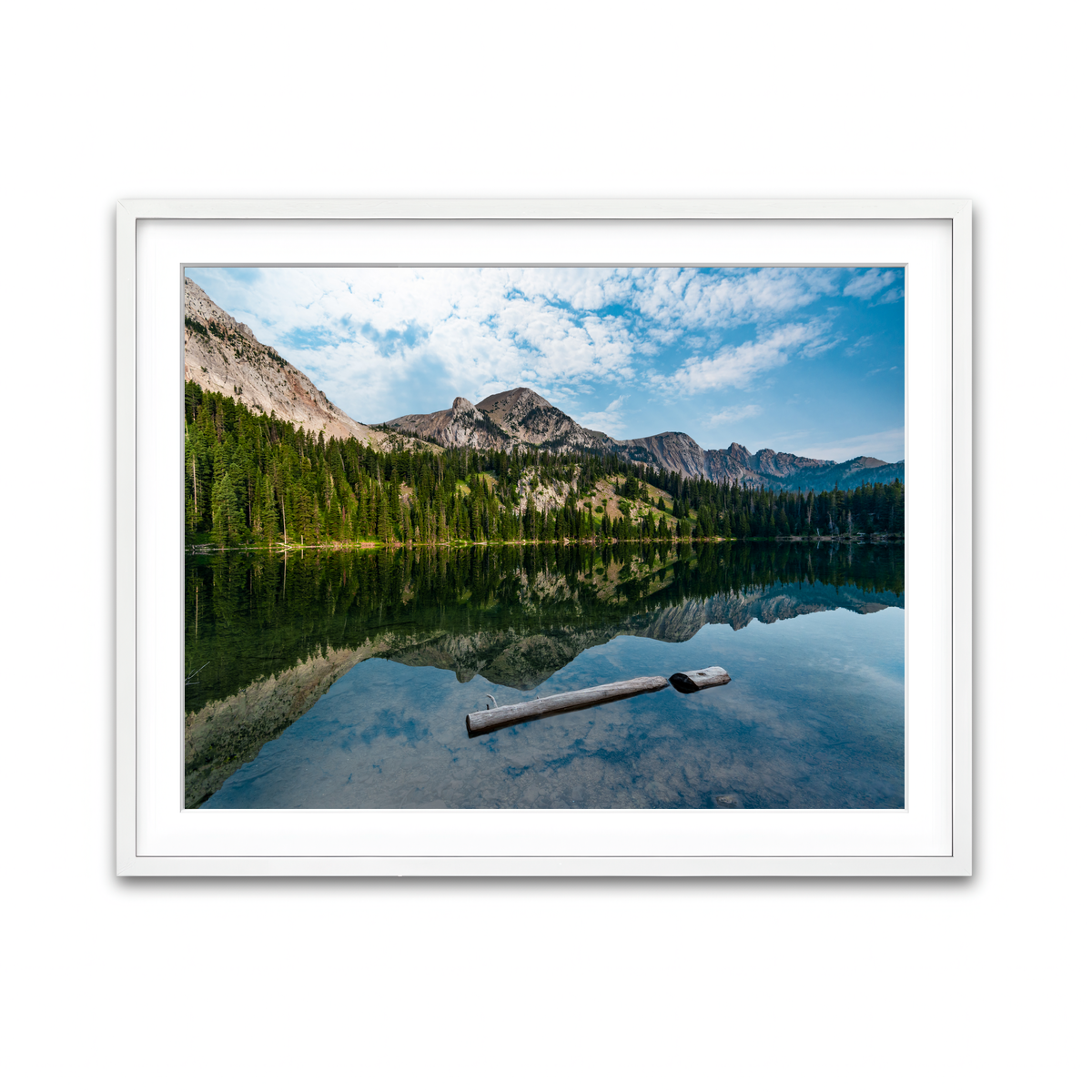 Framed Print 4x3 White