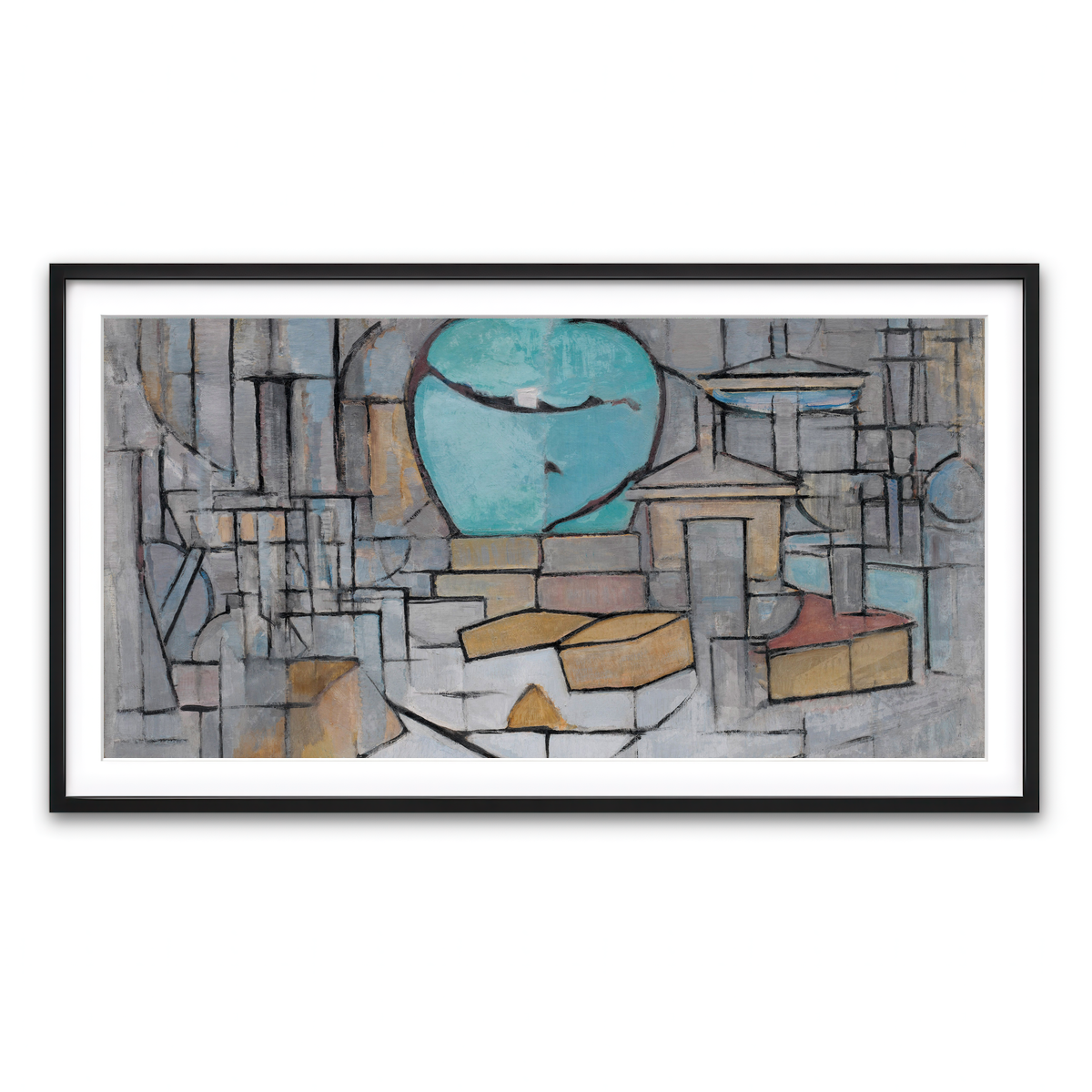 Framed Print 2x1 Black