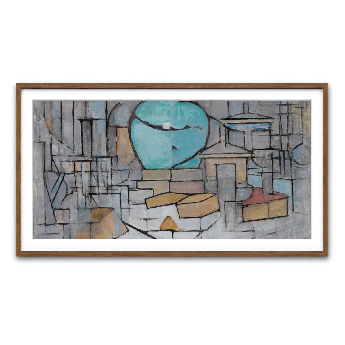 Framed Print 2x1 Walnut