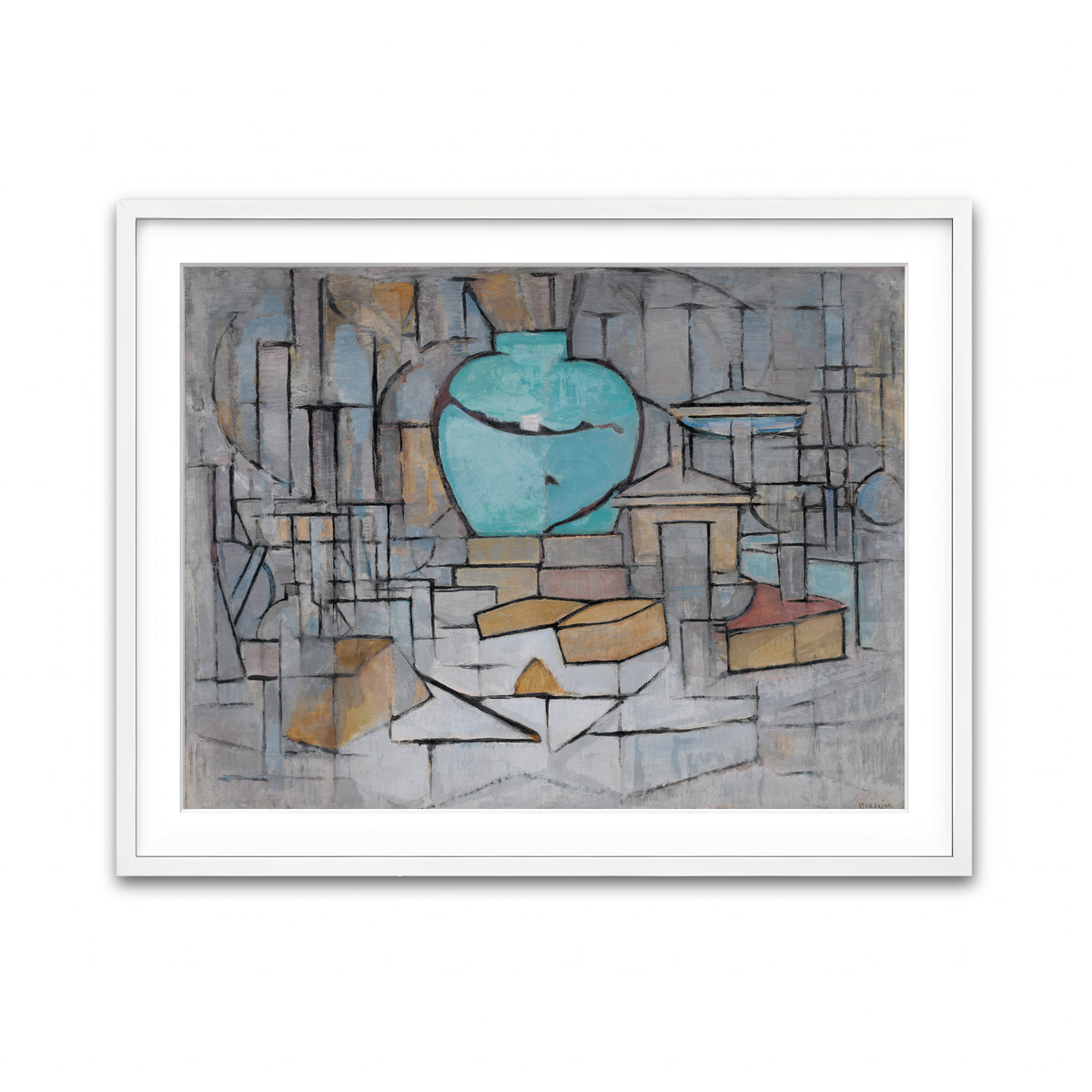 Framed Print 4x3 White