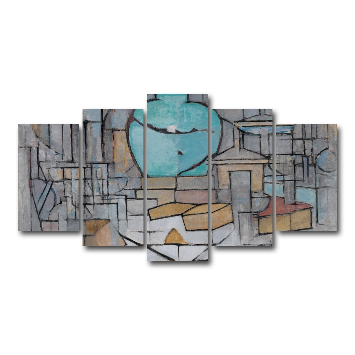 AUTO-MOCKUP WHITE | Stilleven met gemberpot | 5 Piece | Gallery Wrap Canvas | group=5_normal