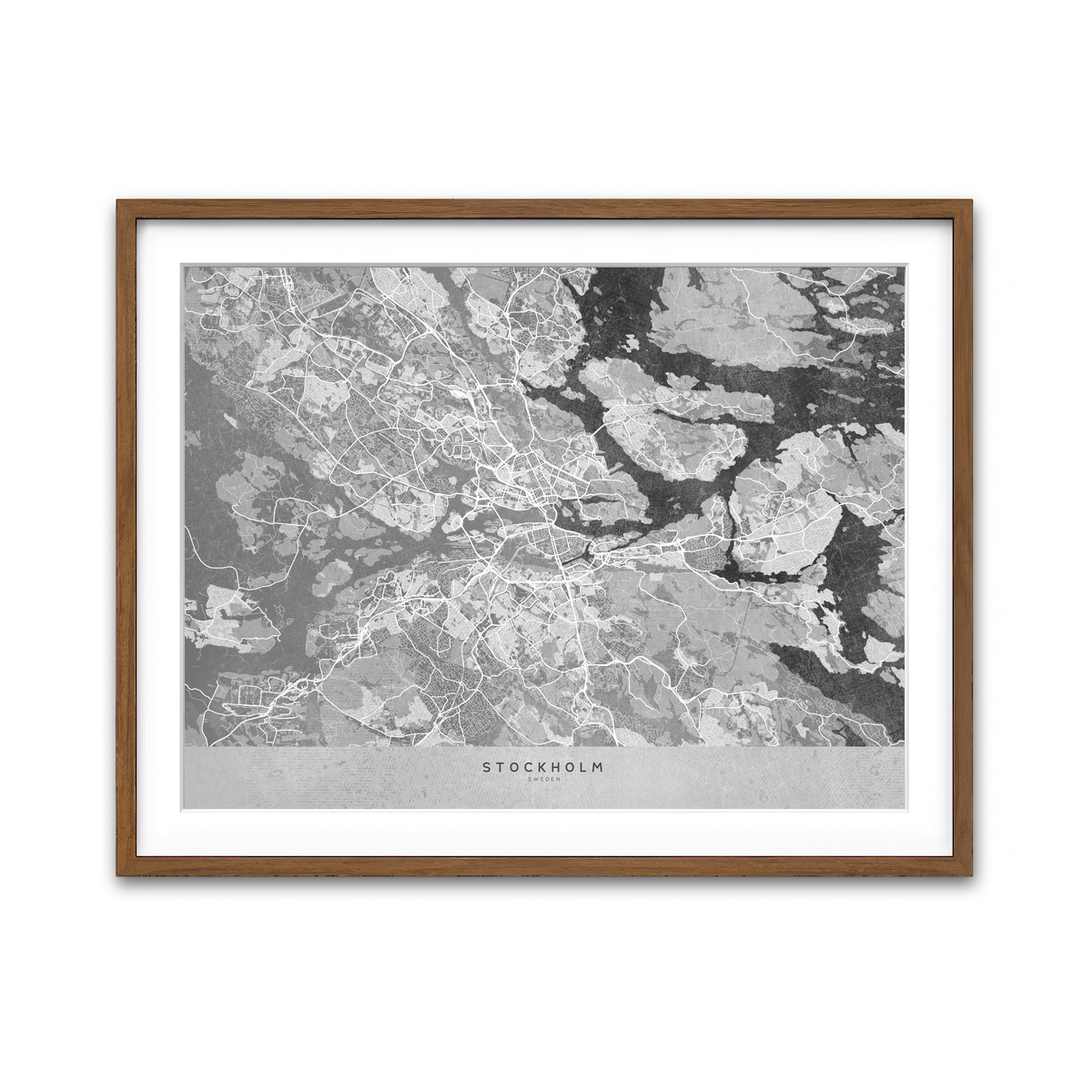 Framed Print 4x3 Walnut