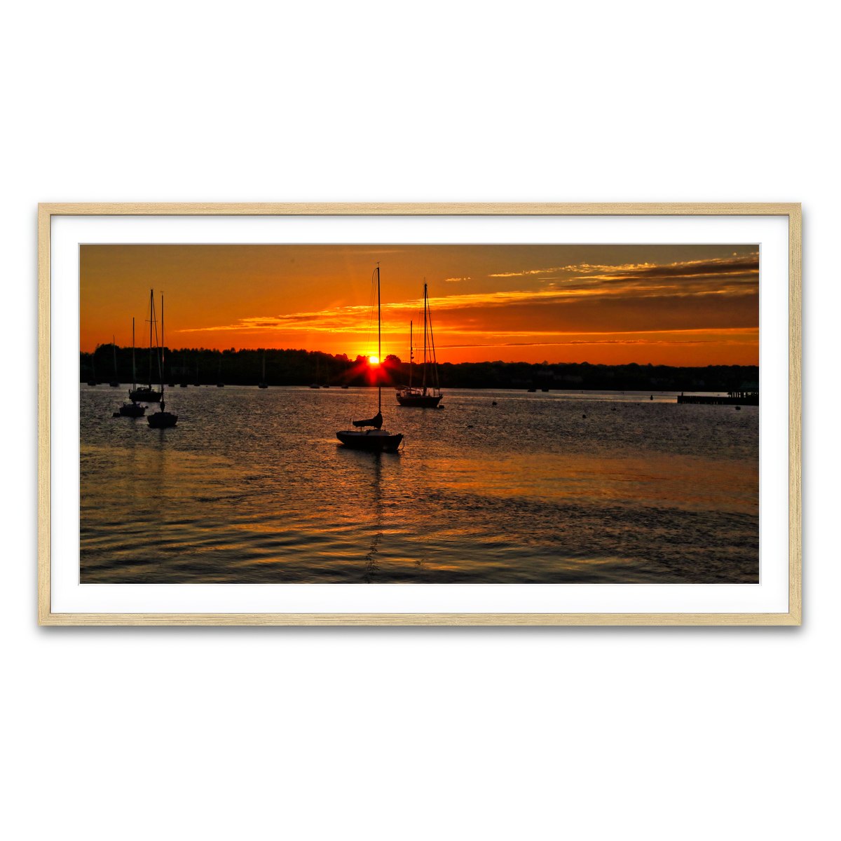 Framed Print 2x1 Natural