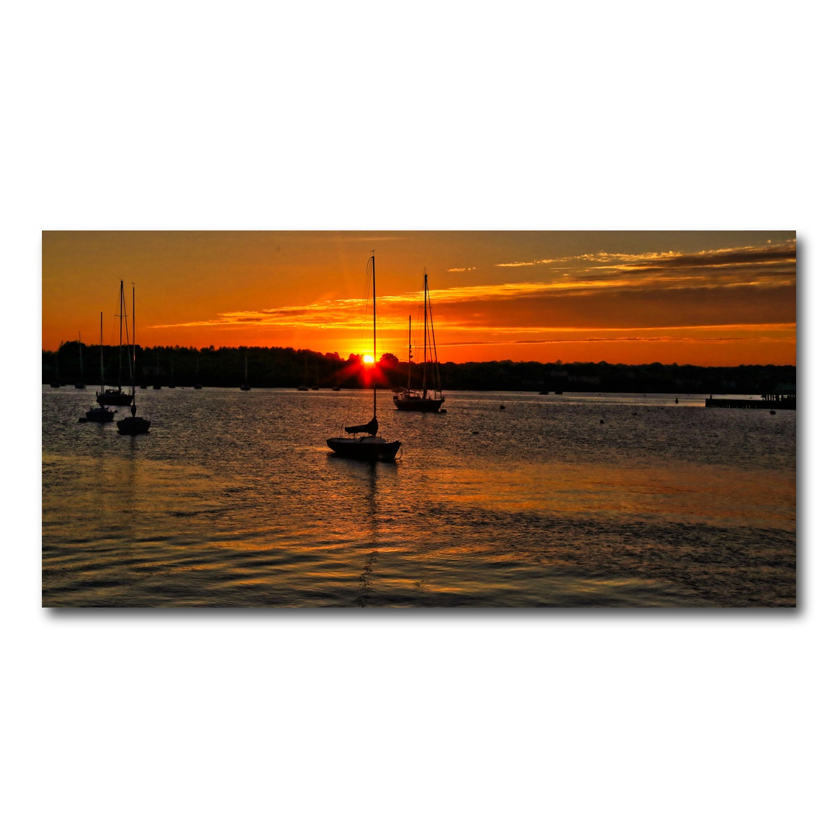 AUTO-MOCKUP WHITE | Stonington Sunset | 1 Piece | Gallery Wrap Canvas | group=2x1