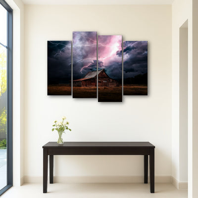 AUTO-MOCKUP ROOM | Storm Over the House