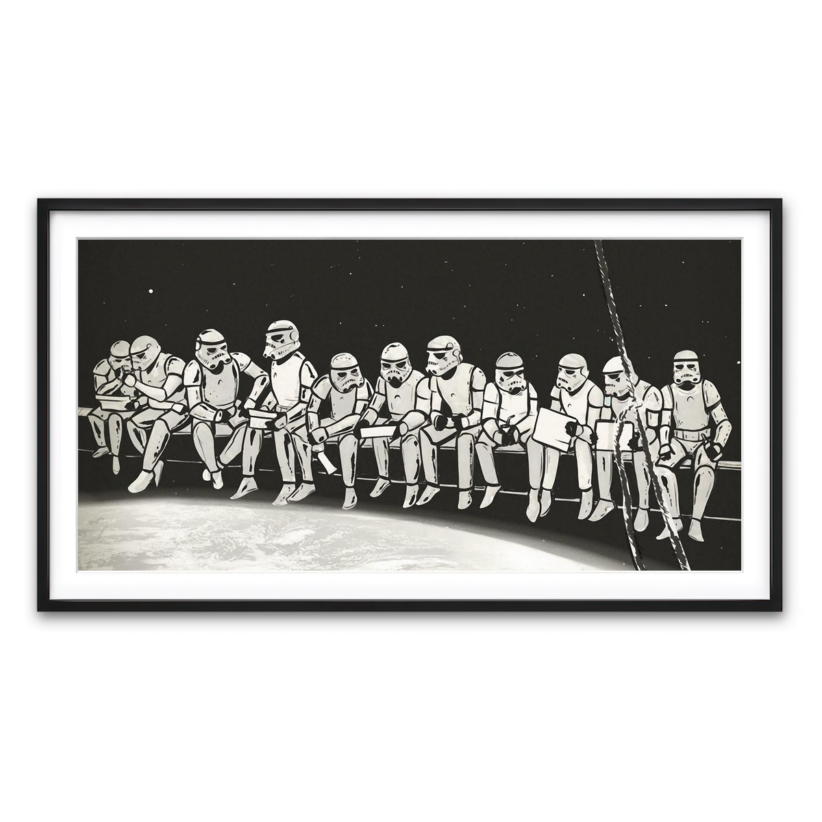 Framed Print 2x1 Black