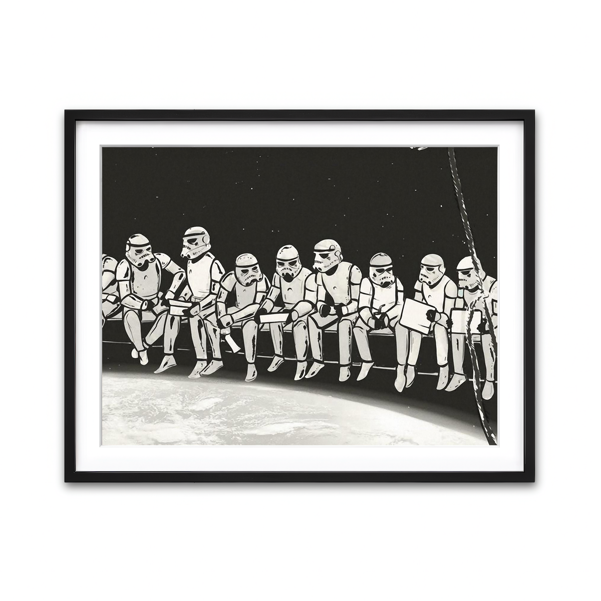 Framed Print 4x3 Black