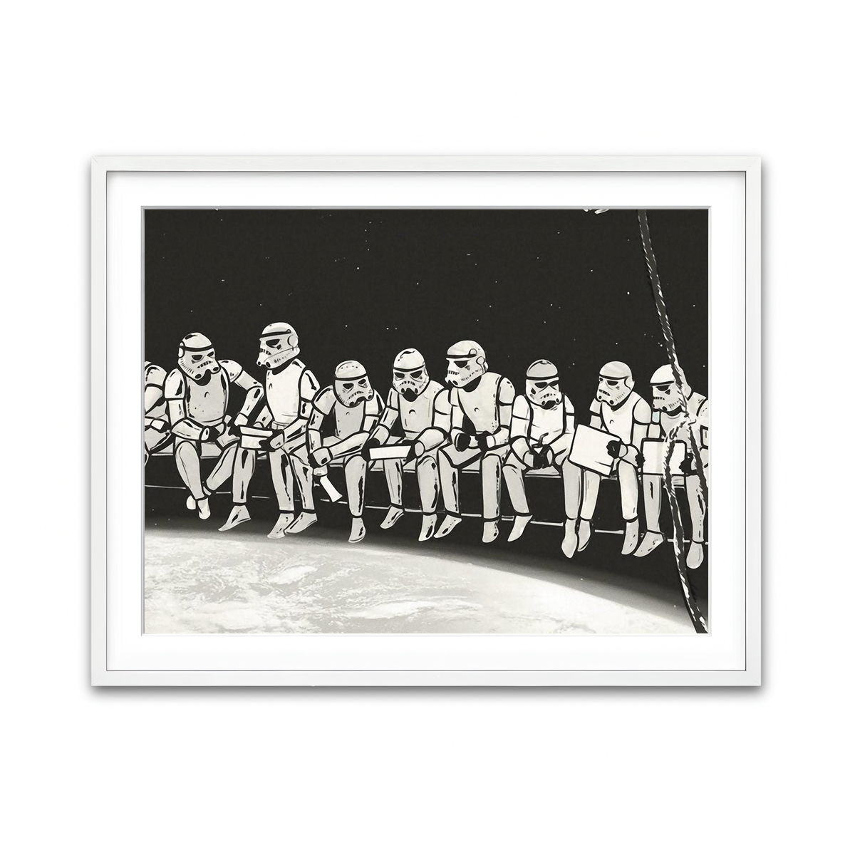 Framed Print 4x3 White