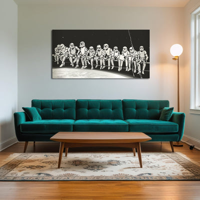 AUTO-MOCKUP ROOM | Storm Trooper Lunch on a Skyscraper