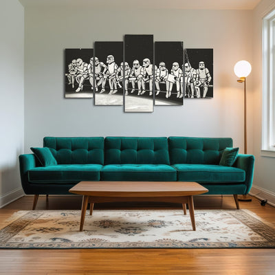 AUTO-MOCKUP ROOM | Storm Trooper Lunch on a Skyscraper