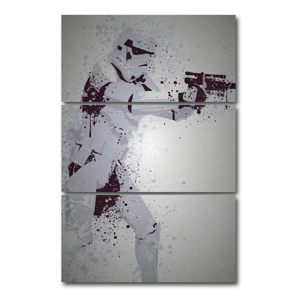 AUTO-MOCKUP WHITE | Storm Trooper | 3 Piece | Gallery Wrap Canvas | group=12x24_stacked