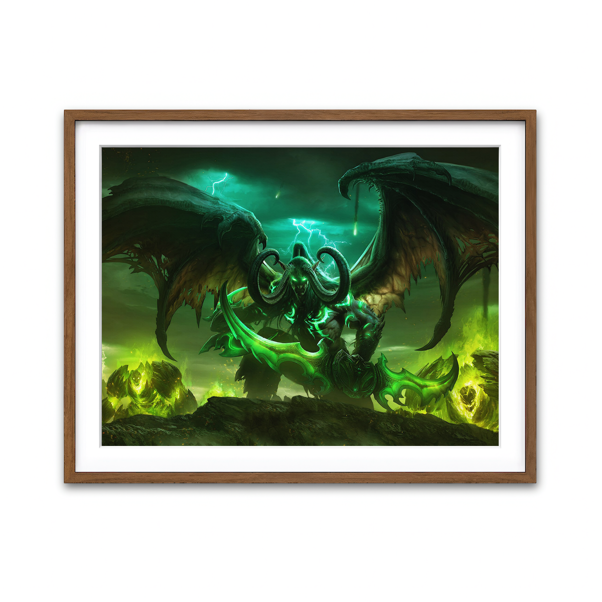 Framed Print 4x3 Walnut