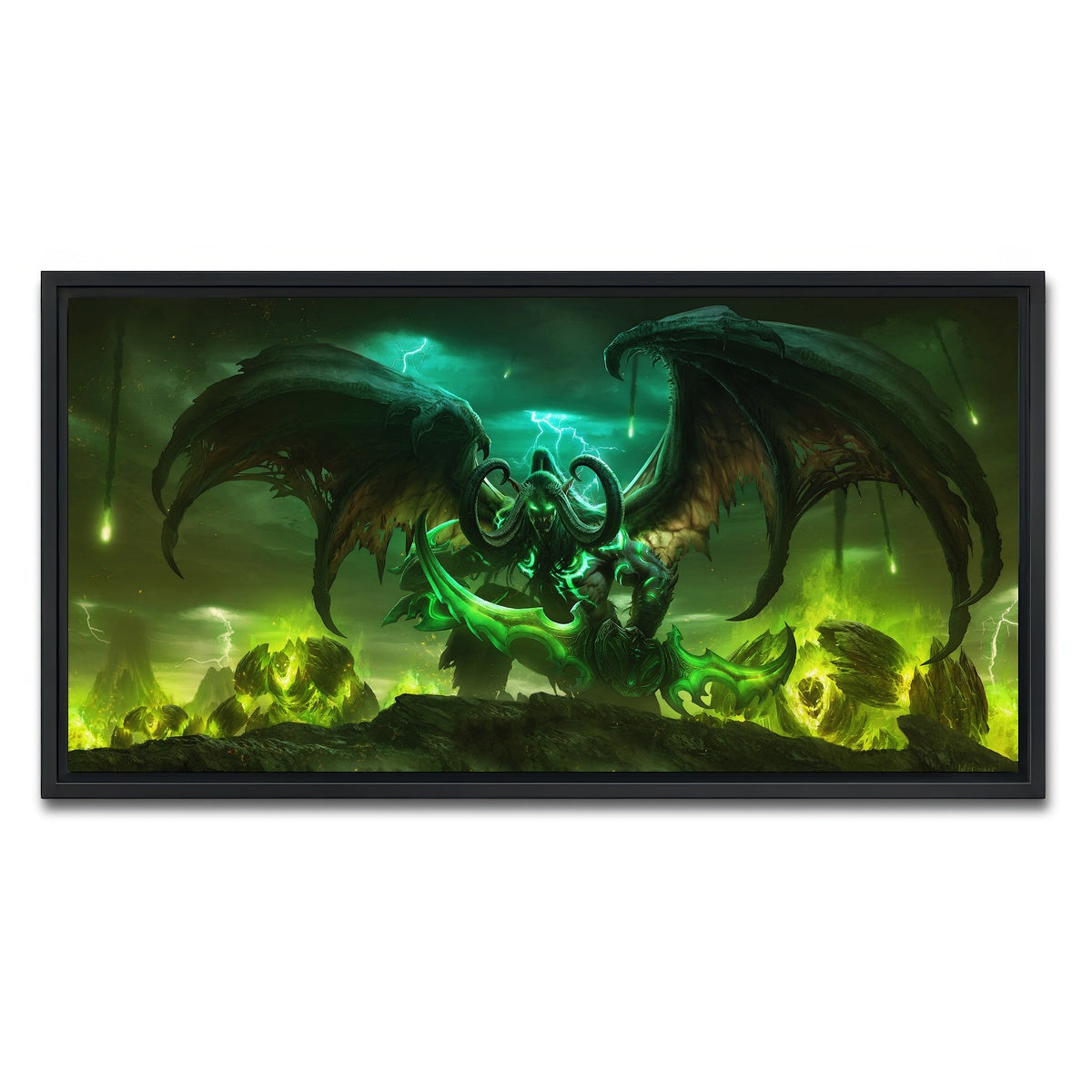 AUTO-MOCKUP WHITE | Stormrage | 1 Piece | Black Framed Canvas | group=2x1
