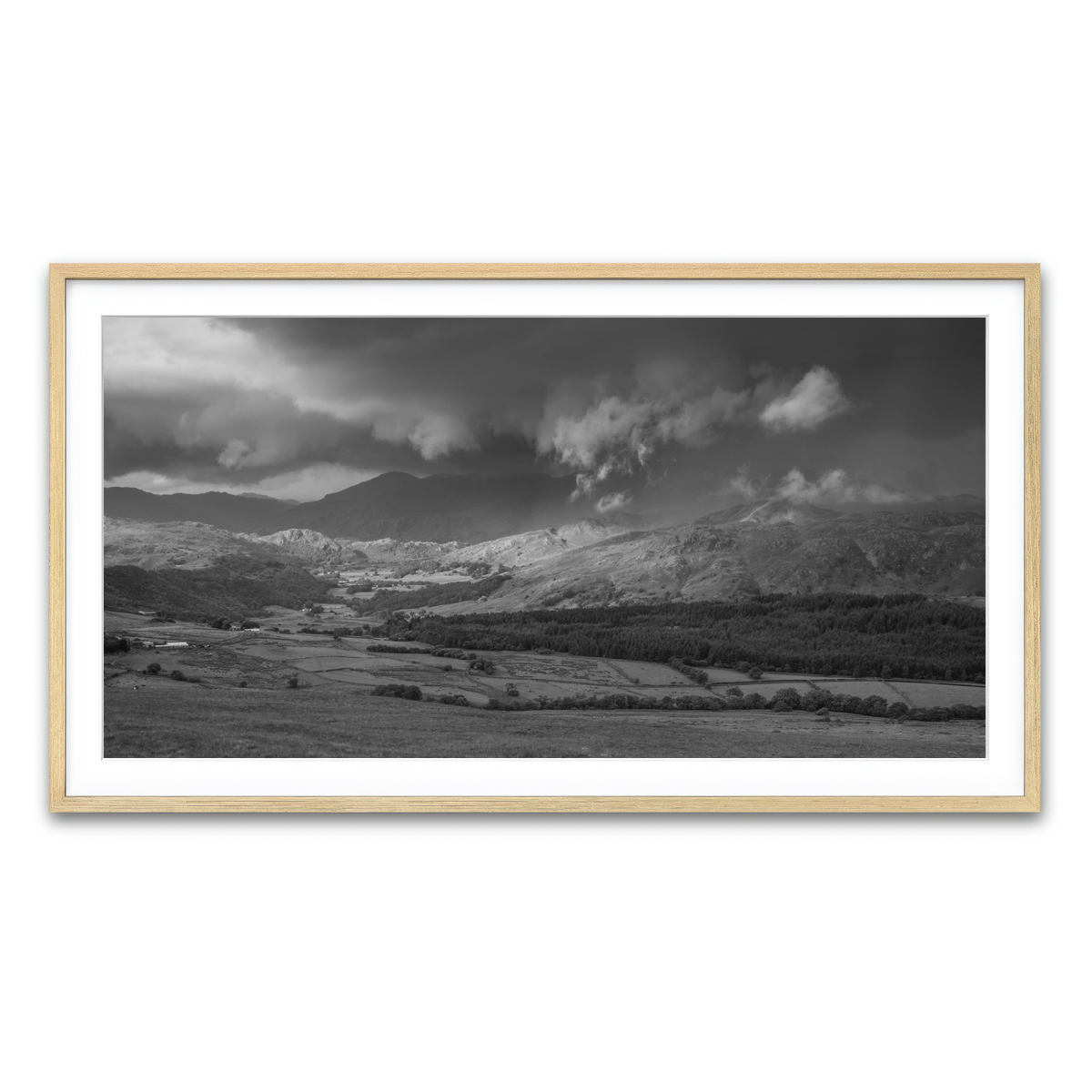 Framed Print 2x1 Natural