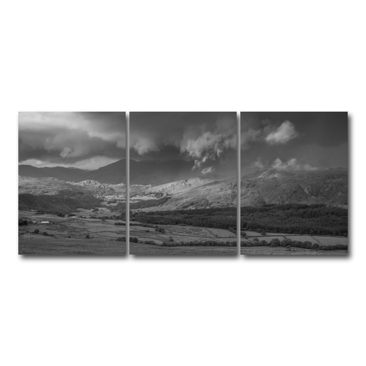 AUTO-MOCKUP WHITE | Stormy Fields | 3 Piece | Gallery Wrap Canvas | group=18x24