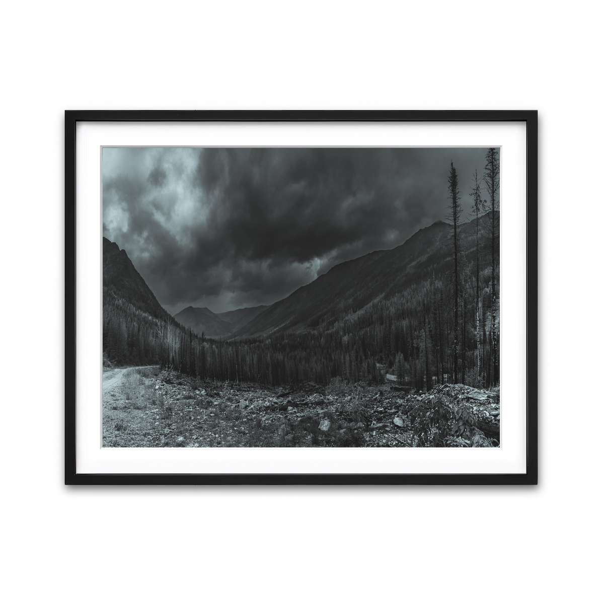 Framed Print 4x3 Black