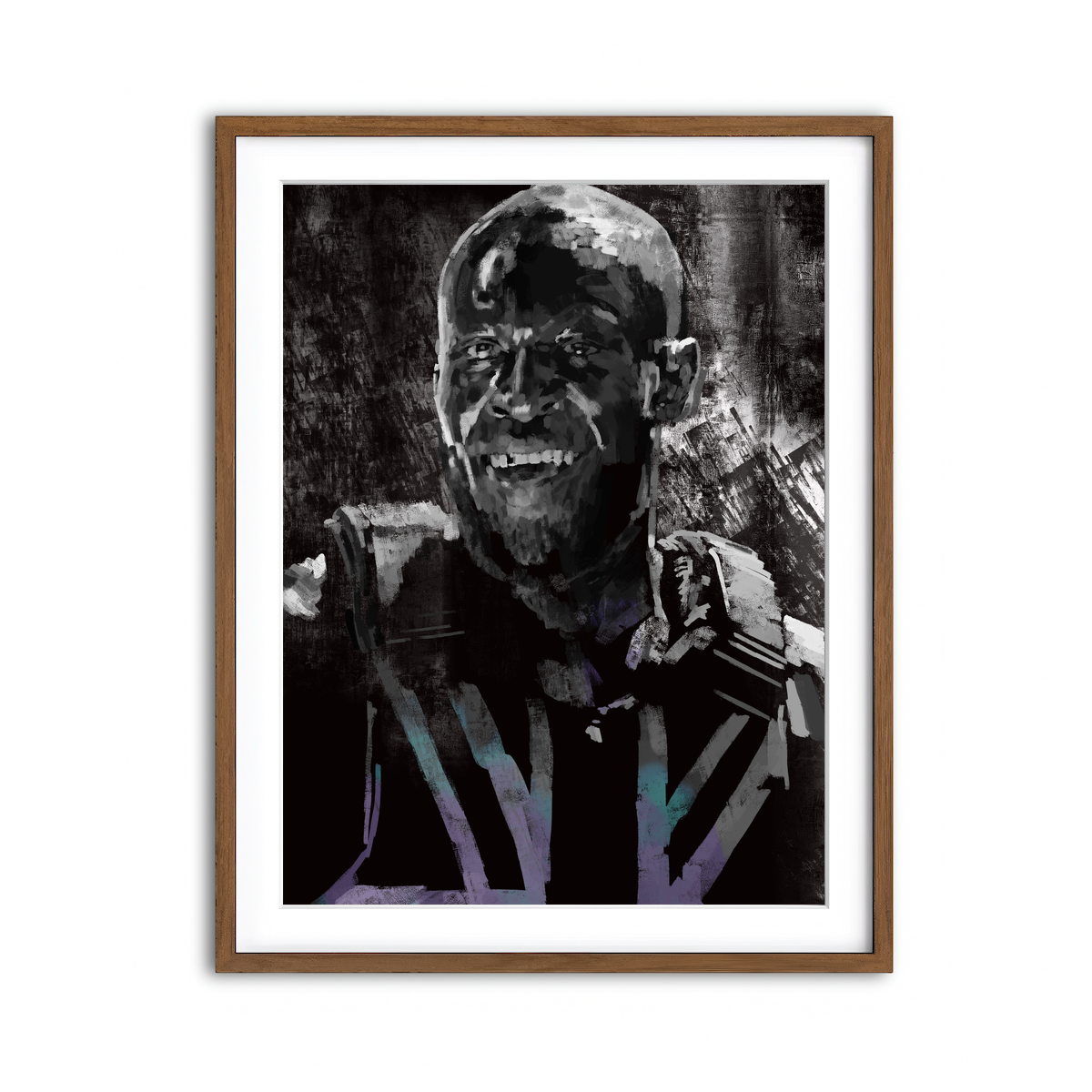 Framed Print 3x4 Walnut