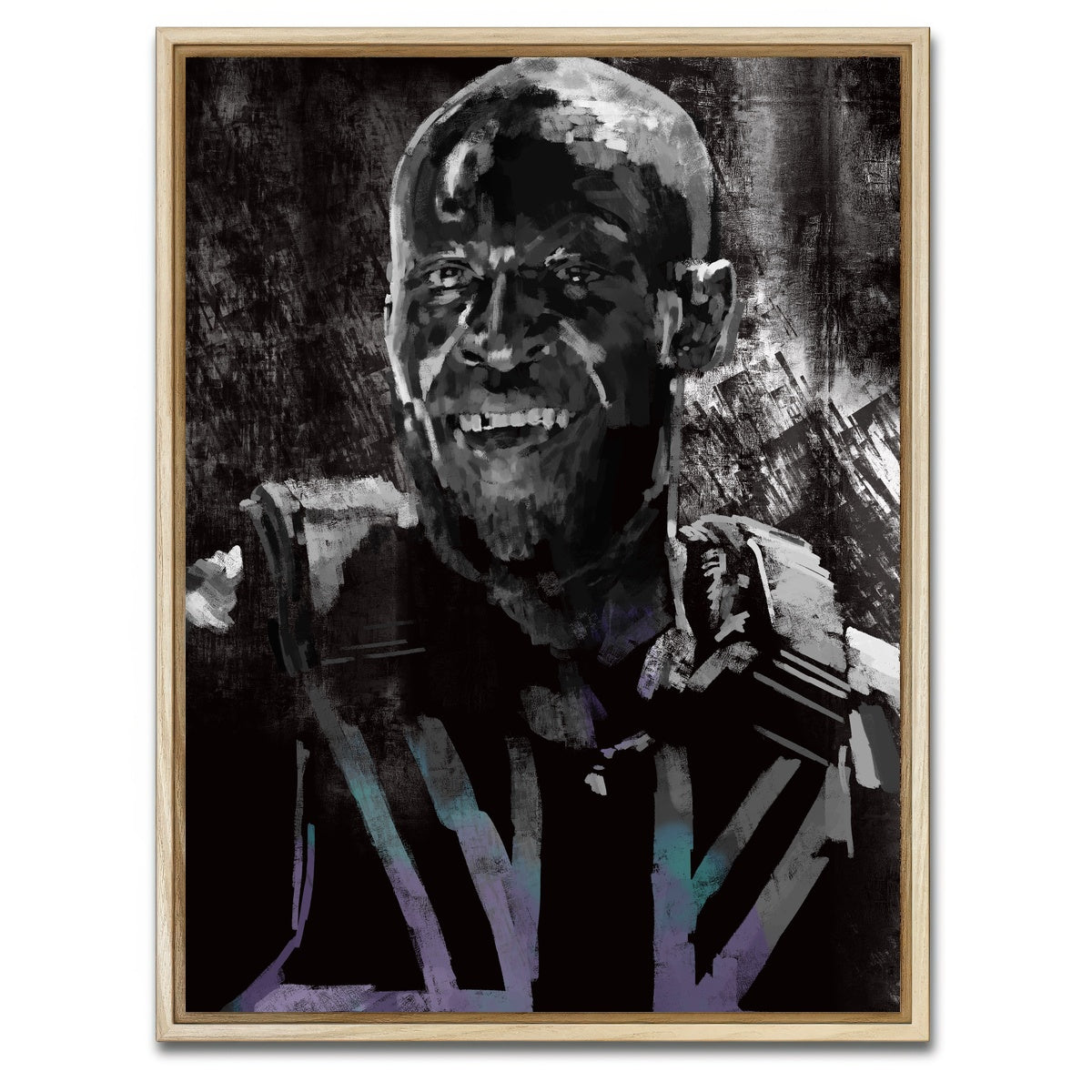 AUTO-MOCKUP WHITE | Stormzy | 1 Piece | Natural Framed Canvas | group=3x4