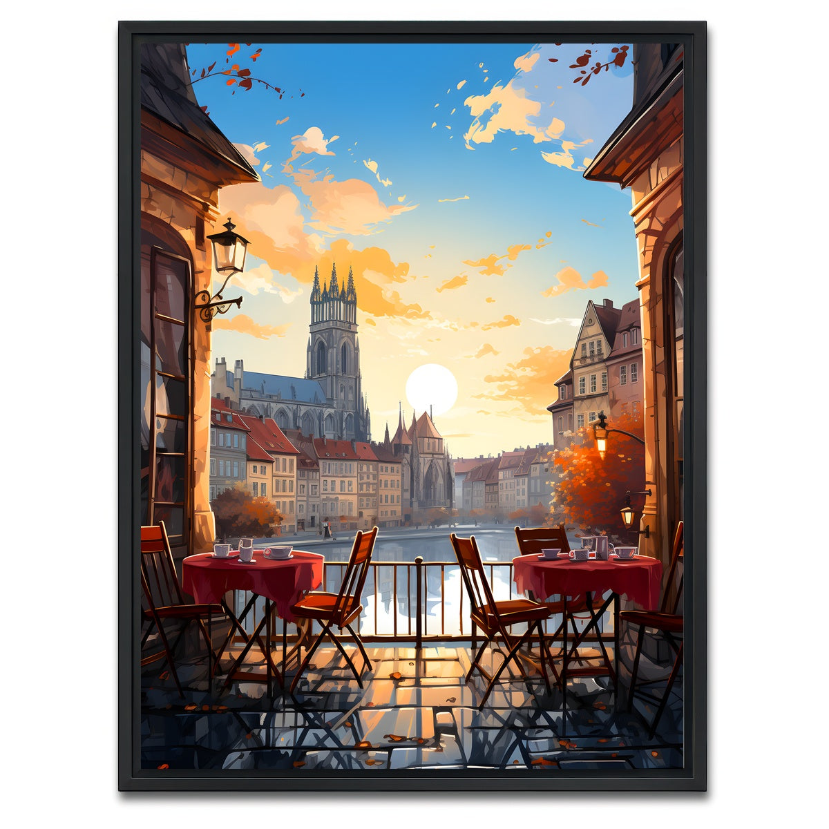 AUTO-MOCKUP WHITE | Strasbourg - Petite France | 1 Piece | Black Framed Canvas | group=3x4