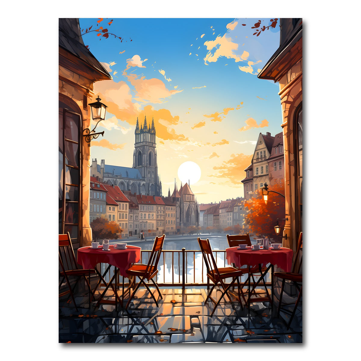 AUTO-MOCKUP WHITE | Strasbourg - Petite France | 1 Piece | Gallery Wrap Canvas | group=3x4